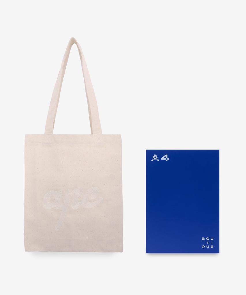 A.P.C. Lou Chanette Tote Bag - Ecru / Coeugm67006Aad