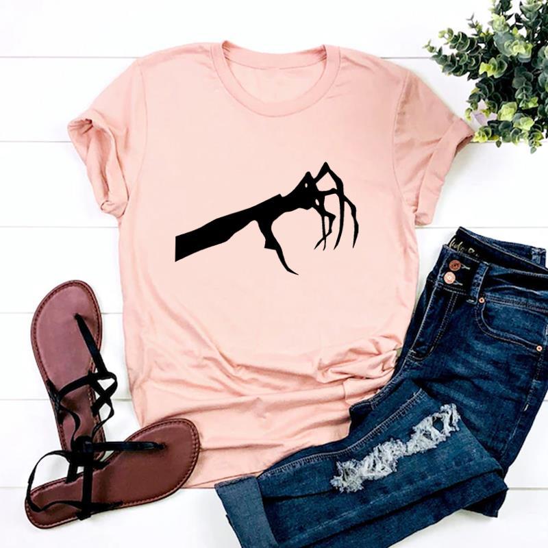 Halloween Thanksgiving Hexenbiest Print ShortSleeved TShirt Aesthetic Graphic Harajuku Top for Women S