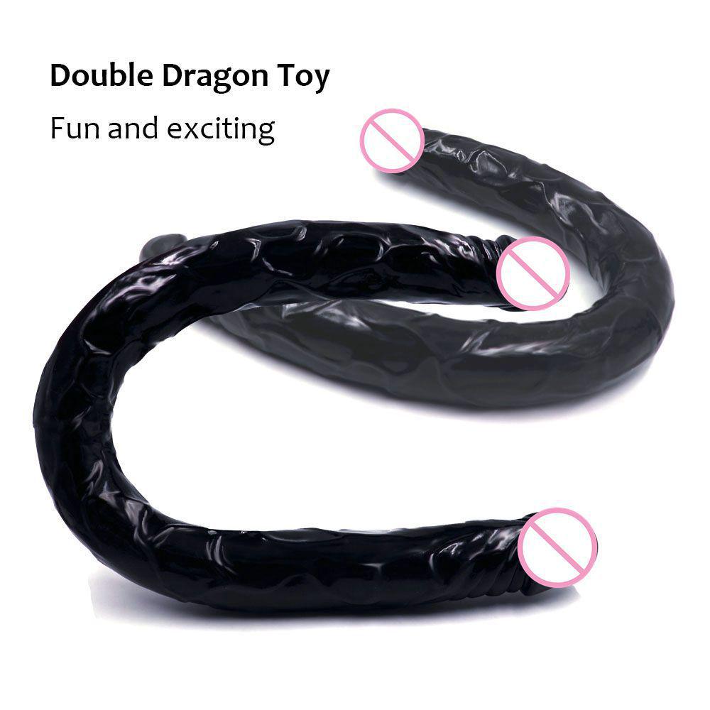 Two-headed Dragon Girl Lesbian Dildo - Extra Long Double-Ended Adult Toy
