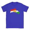 Kurdistan Map TShirt for Unisex Amazing Cotton Tee Shirt Crew Neck Short Sleeve T Shirt Original Tops