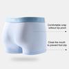 Men Boxer Underwear High Waist Ice Silk Seamless Thin Shorts Briefs Letter Print Quick Drying U-Convex Panties