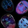 APP Display Full Color Bluetooth Luminous Mask Halloween Party Dance Bar LED Face Changing Prop