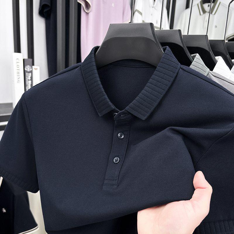T298 Summer High-Quality Short Sleeve Business Casual Polo Shirt