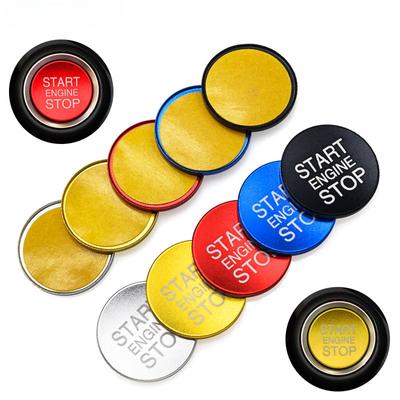 Auto Innen Zubehör Aufkleber Styling Zündung Starten Motor Stoppen Taste Ring Fit Für