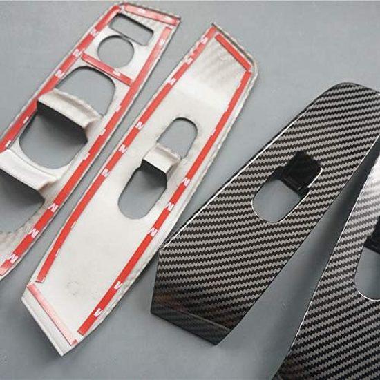 Carbon Fiber Door Window Button Switch Cover For Nissan Sentra 2020-2025 | Easy to install,improve the appearance,classy and beautiful