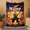 Manta Personalizada con Nombre DRAGON BALL Estampado, Decoración del Hogar, Dormitorio, Sofá, Acampada, Sillón, Regalos para Cumpleaños NavidadEntusiastas