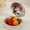 Shell Shape Fruit Snack Dish 304 Stainless Steel Snack Disc Creative Dessert Plate  Home