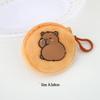 Cute Capybara Cartoon Plush Coin Purse: Portable Kids' Wallet & Storage for Earphones and Lipstick