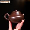 120ml Creative Yixing Purple Clay Teapots Handmade Eggplant Pot Raw Ore Purple Zhu Mud Kettle Zisha Tea Set Drinkware Supplies