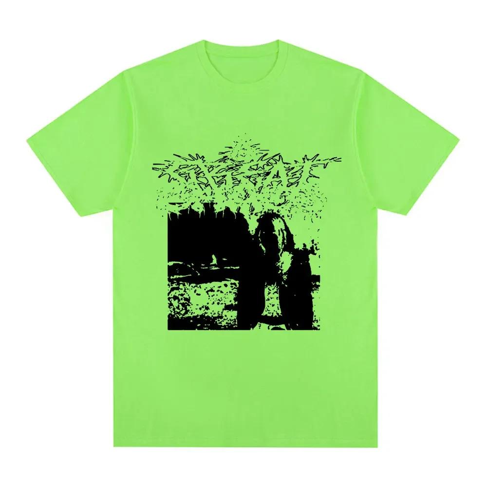 Ken Carson A Great Chaos Album T-shirt Herr Dam Sommar 100% Bomull Casual Överdimensionerade T-shirts Gotisk Opium Kortärmad T-shirt