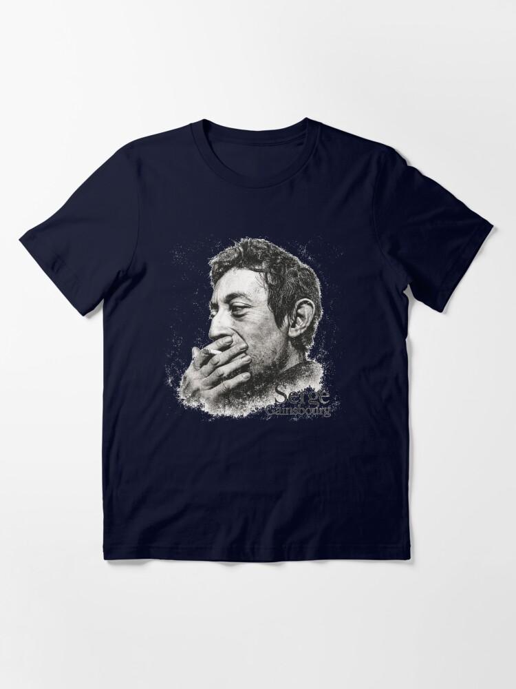 Jane Birkin Serge Gainsbourg Monochrome Portrait Essential T-Shirt