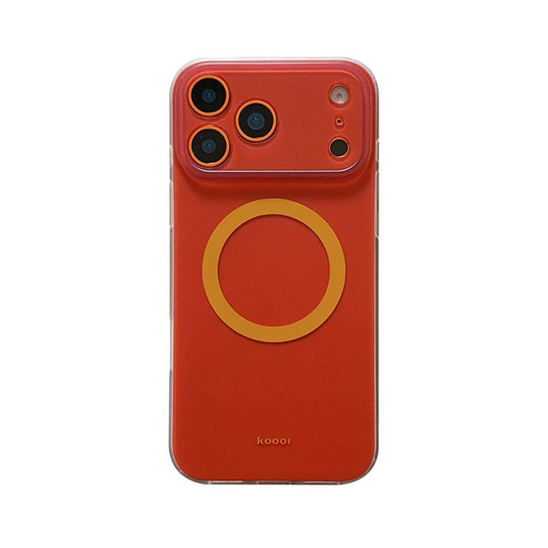 Ins Fashion Colorful For MagSafe Phone Case For iPhone 17 Pro Max 16 15 14 13 Magnetic Wireless Charge Back Cover