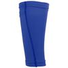 1 Pair Soccer Shin Guard Socks Double Layer Shin Pad Sleeves for Football Training Blue