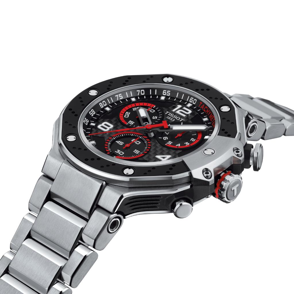 Tissot Stainless Steel Black Dial Men's Fashion Watch T141.417.11.057.00