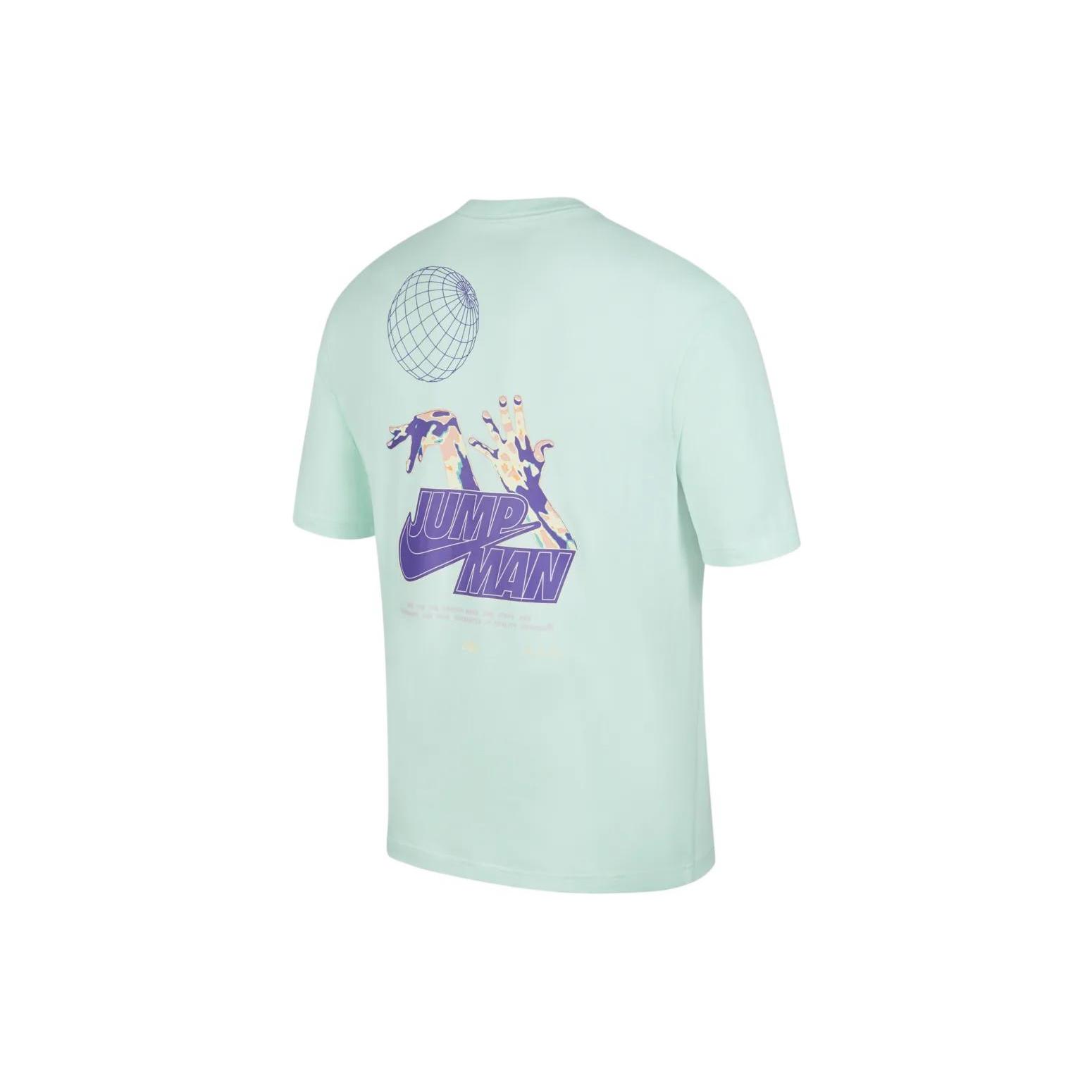 Jordan Set in Sleeve T Shirt Men s Mint Green DM1447-379 L