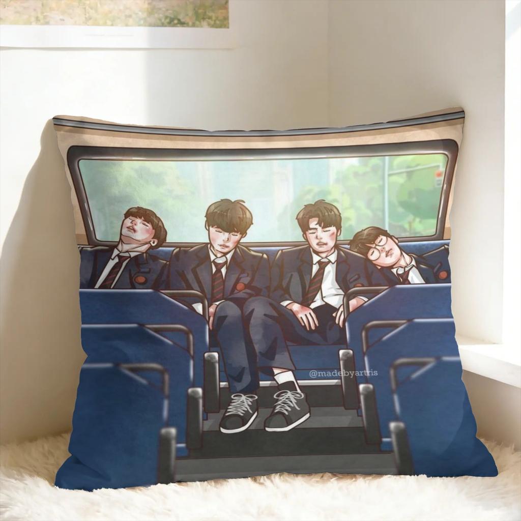 Hot Kdrama Weak Hero Class Pillow Case Funny Pillow Cover Soft Pillowcases For Couch Sofa Bedroom