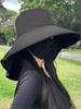 Summer Wide Brim Sun Hat With Neck Shade UV Protection Unisex Outdoor Fishing Hiking Hat