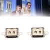2 Stück Ersatz Typ C Ladeanschluss für Switch Lite USB C Konsolen-Dock-Anschluss Ladebuchse Port für Switch Lite HDH-001
