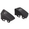 Window Switch Switch Buttons 2pcs 807624374022 Black Console Cap Plastic Interior Replacement Parts High Quality