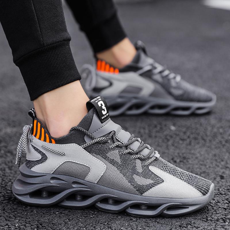 Mens Running Shoes Mesh Comfortable Flat Walking Tennis 2025 New Fashion Lace-up Casual Jogging Shoes for Men