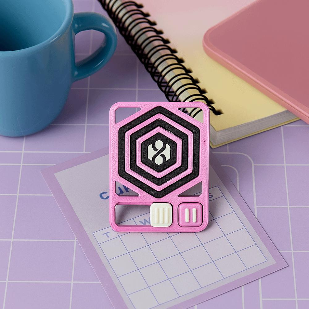 Non Slip Surface Creative Coasters Gyro Rotatable Design Heat Resistant Coasters Gyro  Desktop Use