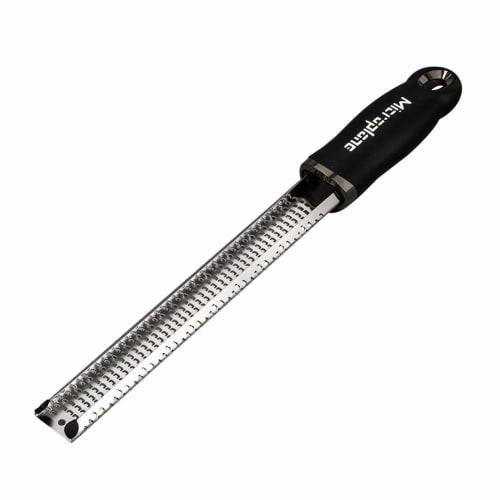 Microplane Premium Classic Series Zester Grater, Black, 46020, for Kitchen