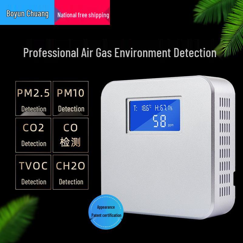 Indoor Smart Air Quality Monitor with CO2 Display