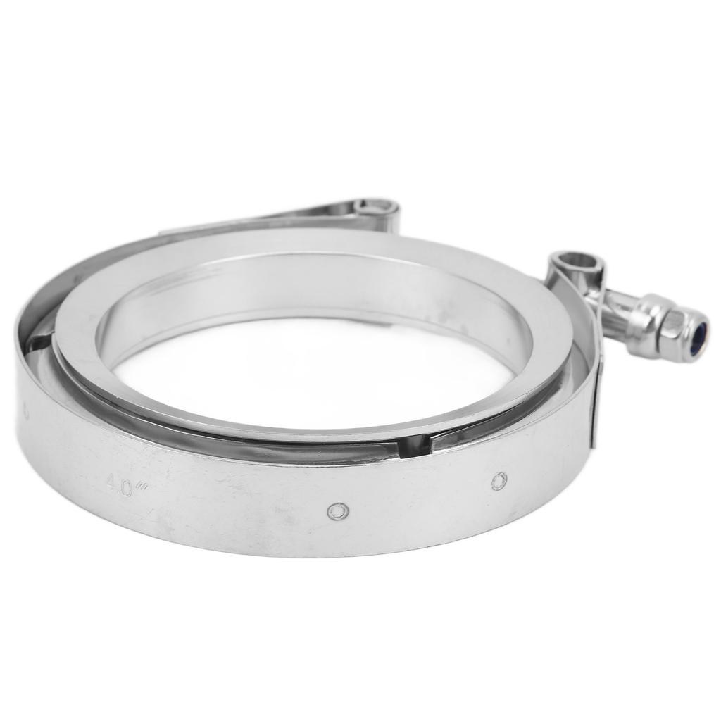 4in Exhaust Downpipe Flange Clamp Stainless Steel Replacement for S400 S480 S463 S467 SXE SX T4 Housing