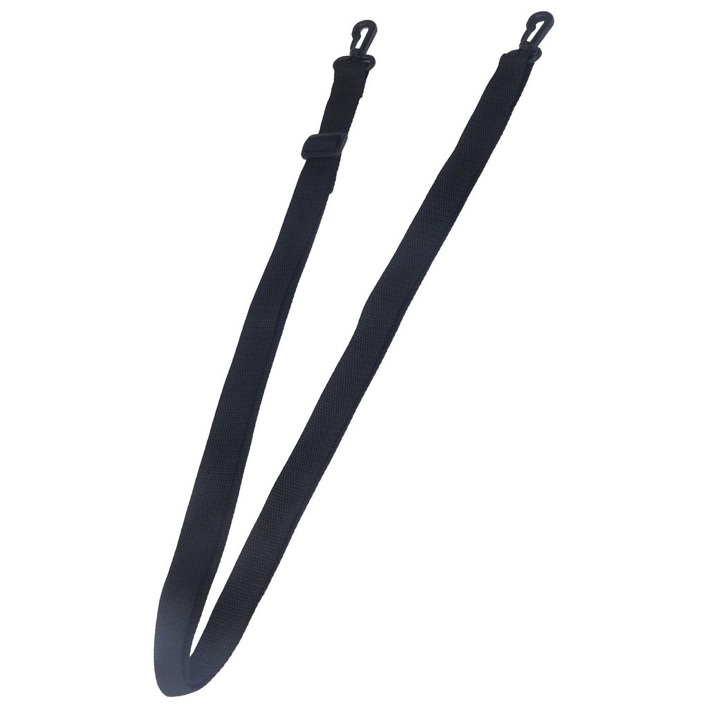 Adjustable Shoulder Strap Black Nylon Strap with Plastic Clips for Urine Drainage Catheter Bags