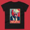 Donald Trump Nej Mugshot Rolig Politisk Obama Hopp Anti Trump Dam T-shirt Herr Toppar Unisex Topp