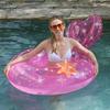 Factory Wholesale Thickened Adult Oversize Transparent Starfish Pvc Swimming Ring