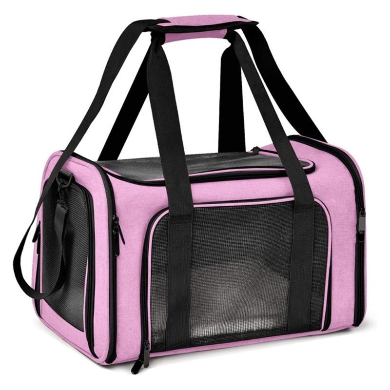 Pet Tote Carrier Bag, Portable Pet Bag Go-out Bag Travel for Puppies Outdoor Travel Portable Soft Shoulder Bag