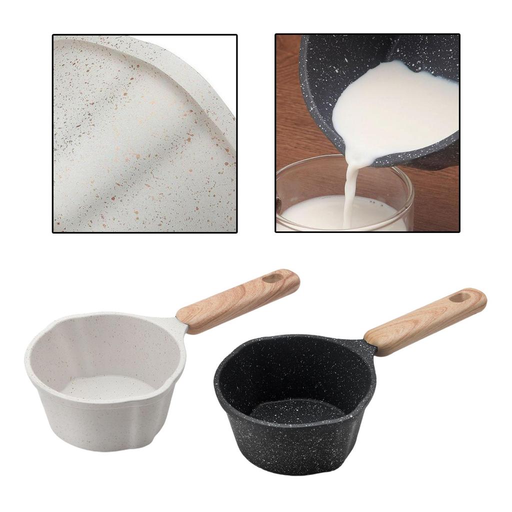 Milk Pan Butter Warmer Melting Butter Soup Pot for Kitchen Outdoor RV Travel