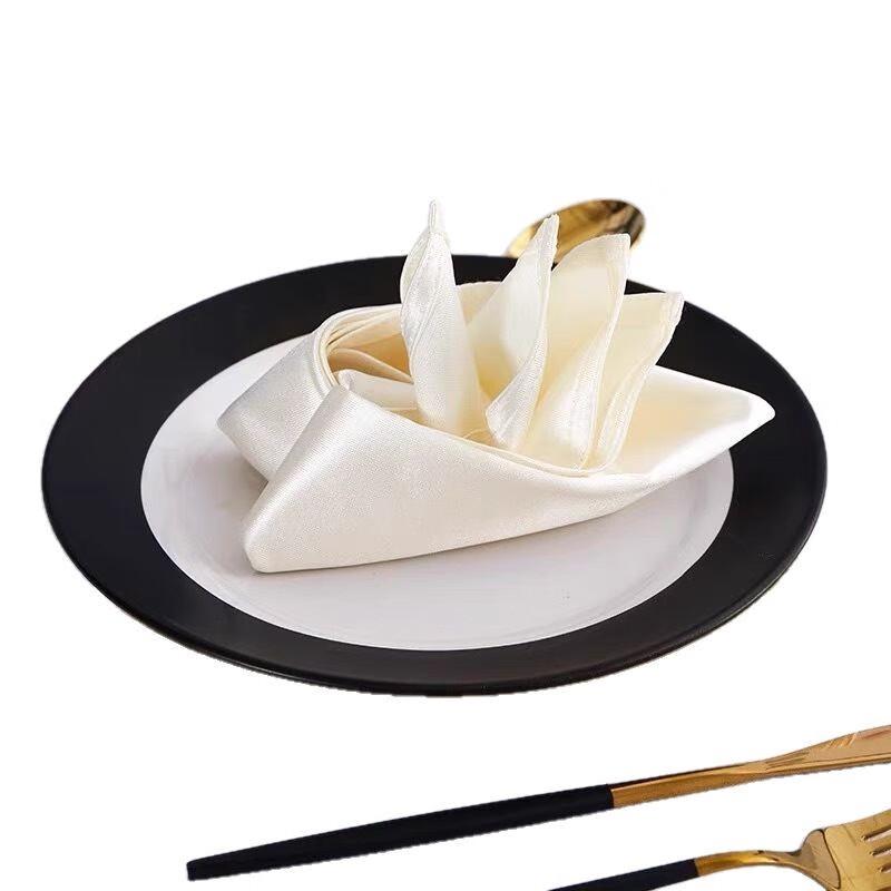 Polyester Hotel Dining Napkins 50x50cm