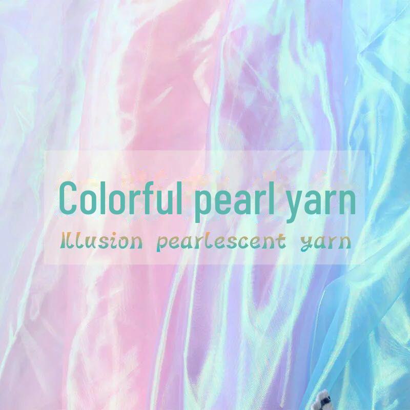 Buntes Fantasy-Laser-Gaze-Gewebe für Aisha Prinzessinnenkleider und Bühnenkostüme