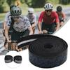 1/2Pcs Anti-Slip Handlebar Tape PU Road Bike Shock Absorption Handle Bar Tape With Bar End Plugs For Bicycle Racket Cycling Tools