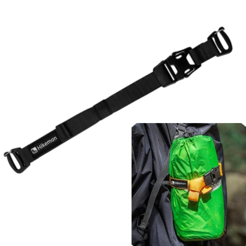 1Pcs Outdoor Hiking Travel Backpacking Straps Adjustable 18.5-49.5Cm Luggage Straps Wear-Resistant Buckle Fixed Packing Straps