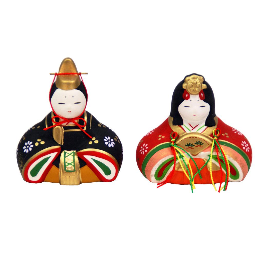Osaka Choseido Hina Dolls In Glass Case Compact Mini Case Decoration Hina Doll Name Engraving with Free Wooden Tag Hana Miyabi Hina (Sent Separately)