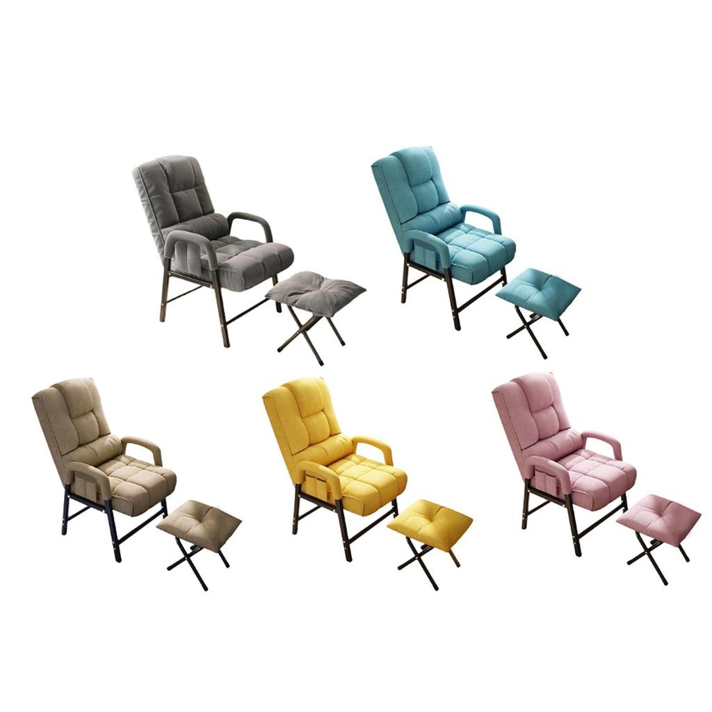 Folding Reclining Chair Adjustable Backrest Executive Chair Lazy Sofa Chair Comfortable Gaming Chair Desk Chair Office Chair