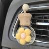 1PC car perfume bottle, floret, air outlet, empty bottle, subpackage, volatile, cartoon, cute interior accessories