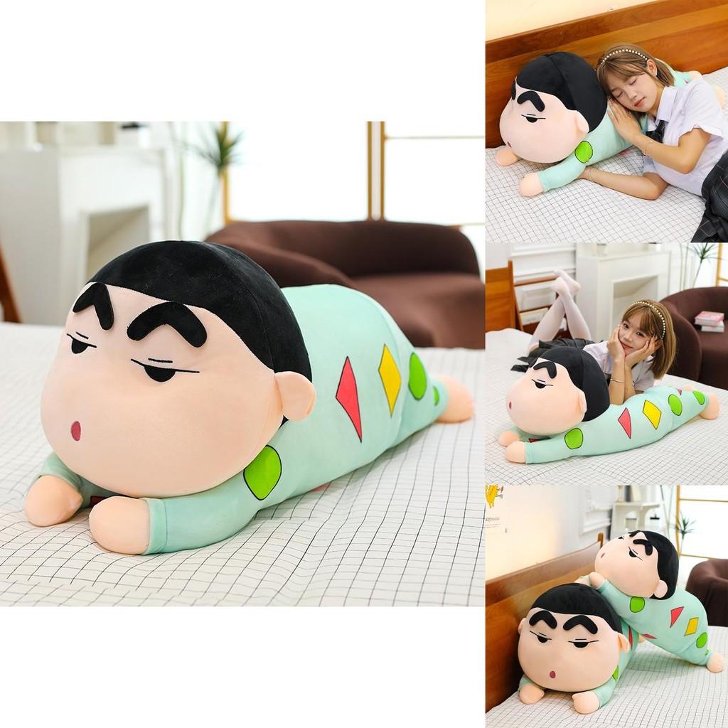 Crayon Shin Chan Sleeping Pose Plush Cartoon Soft Bed Decor Gift For Kids