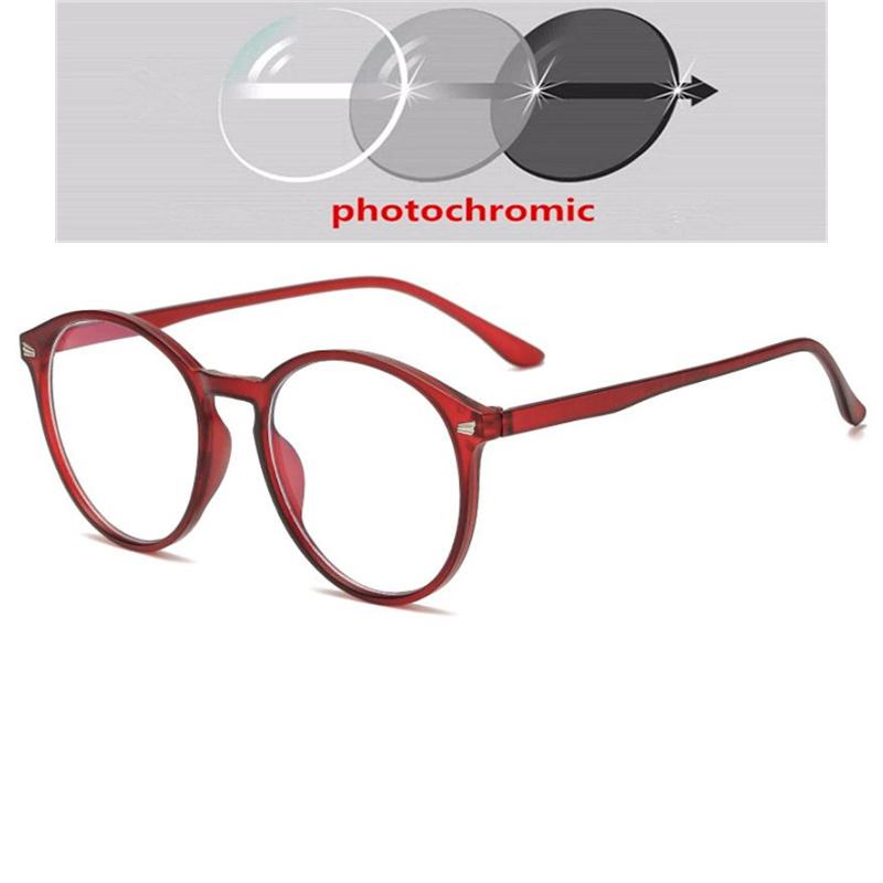 Big Frame Oval Women Men Myopia Glasses Finished Retro Gray Frame Prescription Eyeglasses Female 0 -0.5 -0.75 -1.0 To -6.0