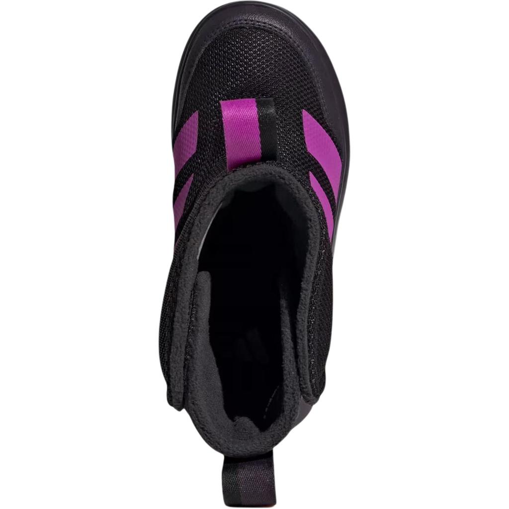 Adidas Winterplay Fashion Comfortable Waterproof High-Top Boots Kids boots Black JQ2633