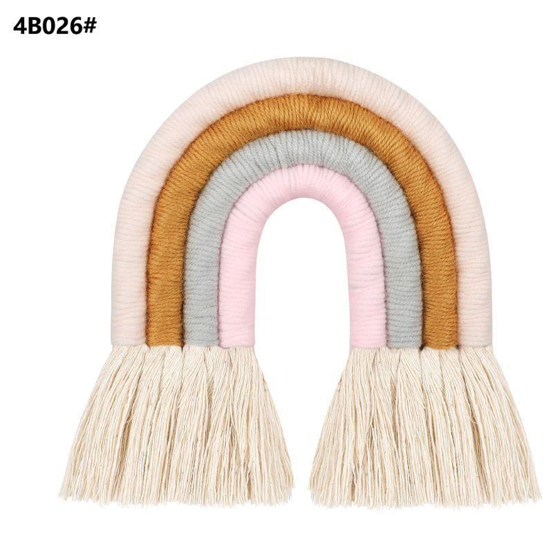  Rainbow Macrame Wall Hanging for Nursery and Home Decoration Delightful Present