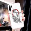 Custodia per telefono Samurai Gril da donna per Huawei P50 P40 P30 Pro Mate 40 30 Pro Nova 8 8i Y7P Honor Cover trasparente per telefono