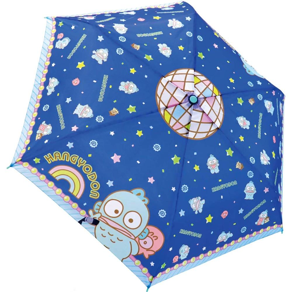 J s Planning Sanrio Folding Umbrella Hangyodon Colorful Star Compact Lightweight Character 53cm 90503