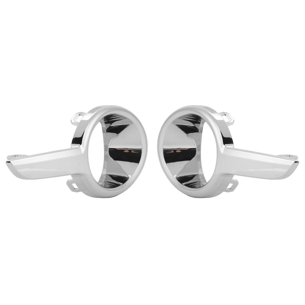 Fog Light Cover Chrome Plating High Strength ABS Plastic Front Bumper Fog Lamp Bezel for 208 2012‑20