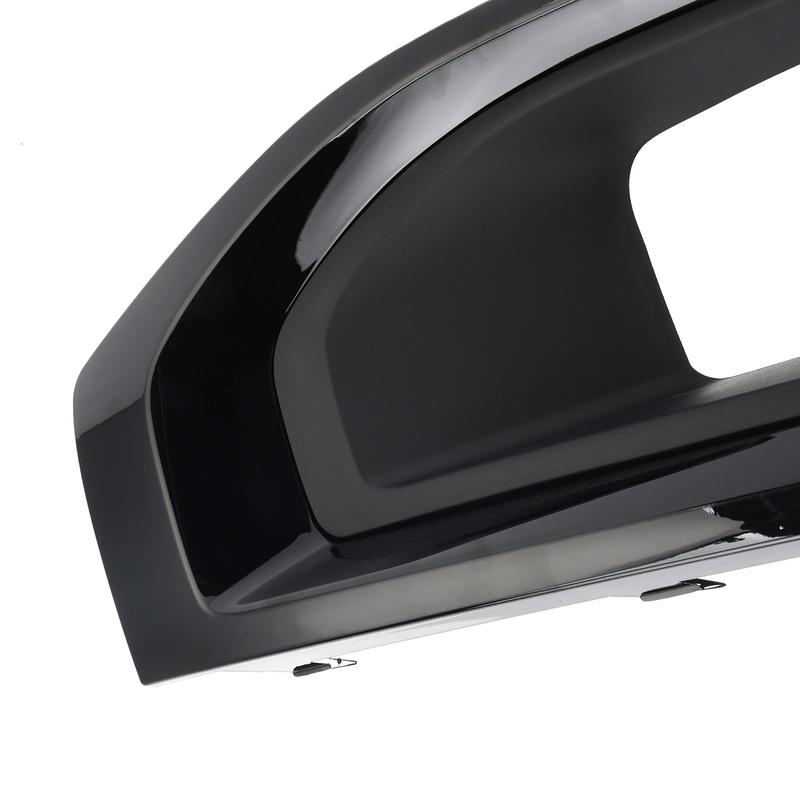 Artudatech Fog Light Lamp Cover Gloss Black Trim Pair For GMC Yukon / Yukon XL 2015- Car Accessories