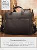 Marant Men's Leather Business Briefcase & Crossbody Bag - Trendy & Simple Design