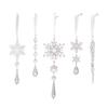 As Shown Acrylic Snowflake Exquisite Snowflake Patterns Lightweight Acrylic Material Festive Event Decoration For Baby Showers